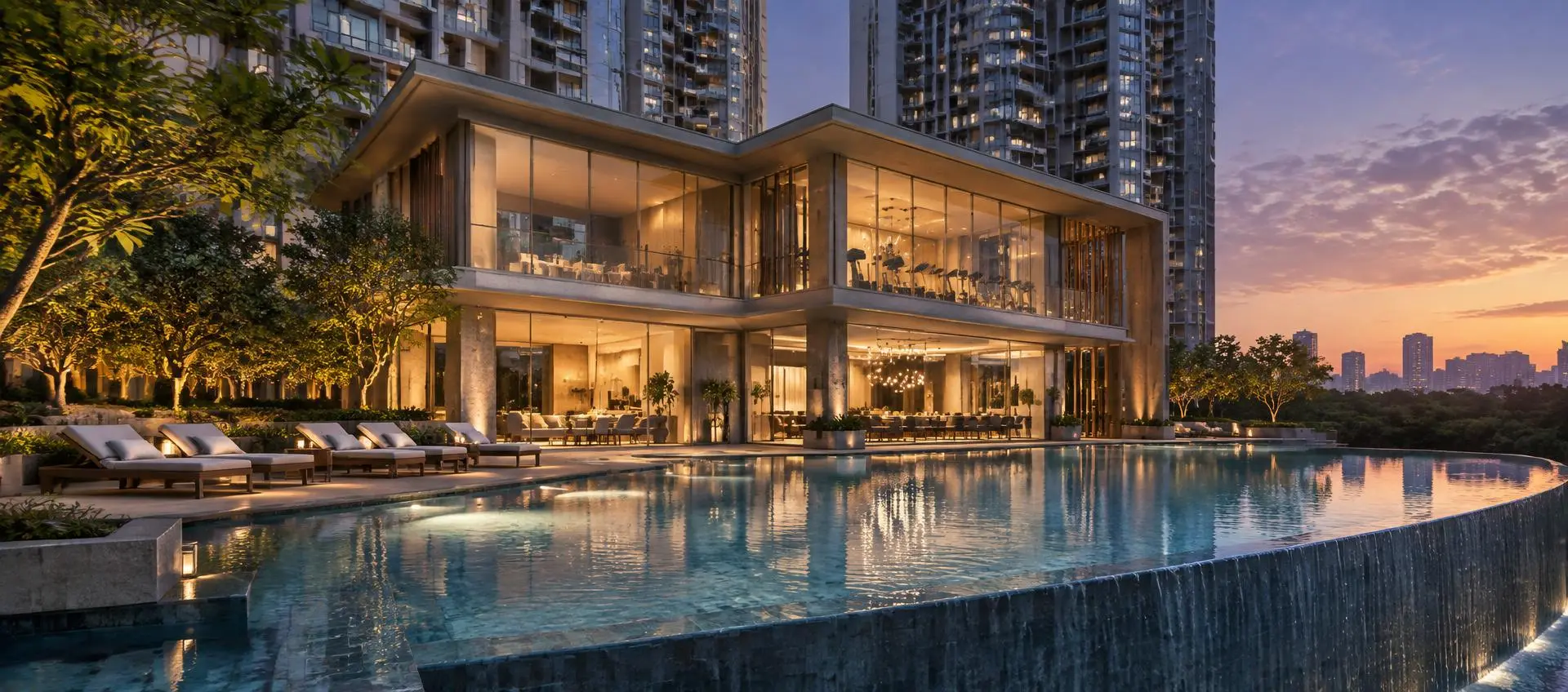 Grand clubhouse vision at L&T Sector 86 Gurugram